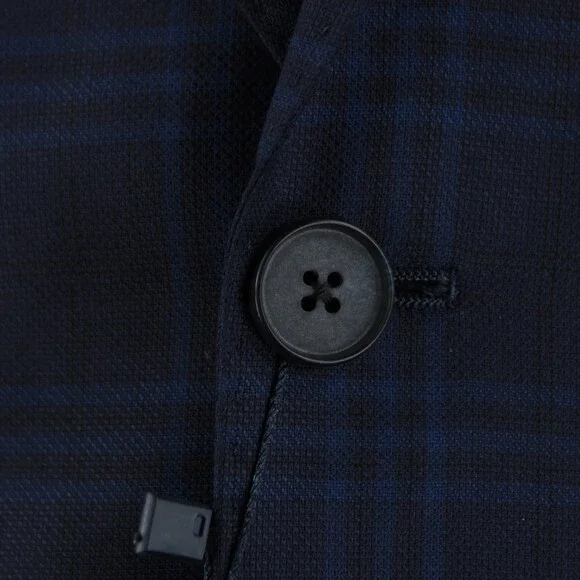 Cardinal of Canada NWT 100% Wool Sport Coat Size 42R US In Blues Plaid